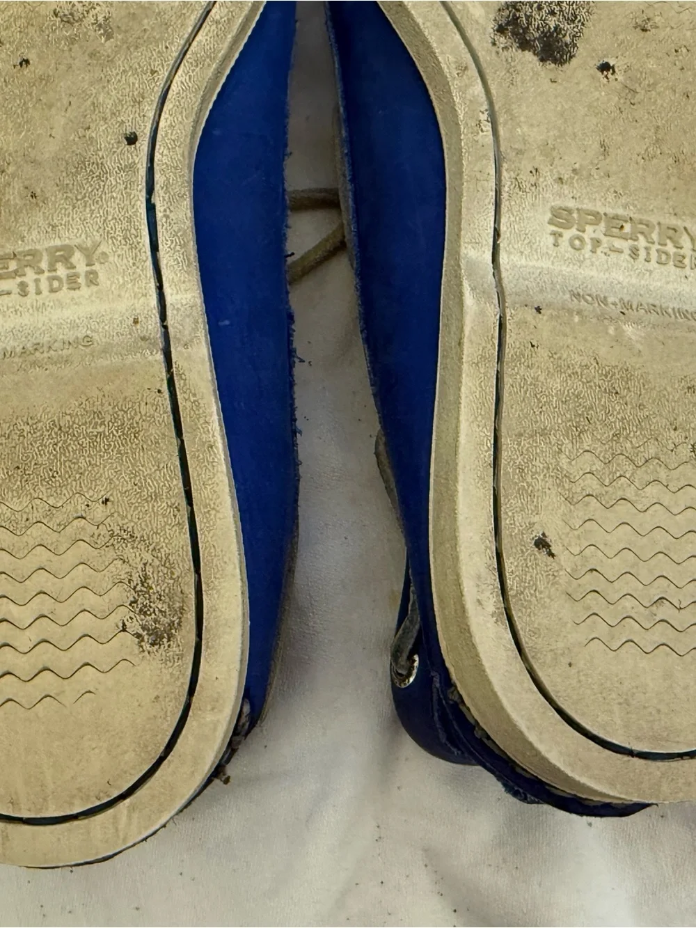 Sperry A/O 2-Eye Royal Blue Leather Boat Shoes Men’s 11⁠